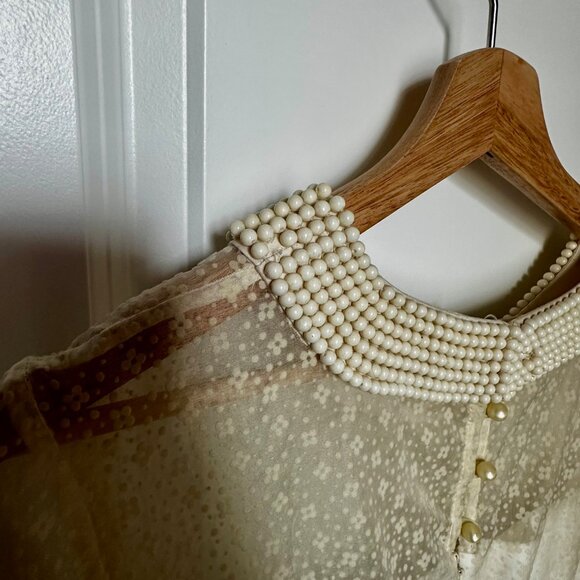 NWT Orla Kiely Spring 2014 Beaded Dress US10 - Picture 7 of 12